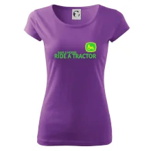 Save horse, ride tractor