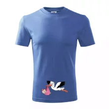 Čáp a miminko - holka (Hana-creative)