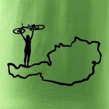 Cyklistka - Mapa Rakouska