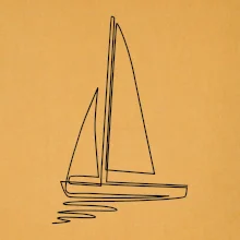 Plachetnice jedním tahem