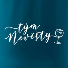 Tým nevěsty červené víno