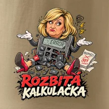 Alenka - rozbitá kalkulačka