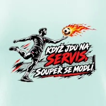 Nohejbalový pekelný servis
