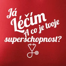 Já léčím - tvoje superschopnost? Šikmý nápis