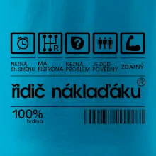 Čárový kód řidič náklaďáku