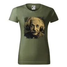 Albert se sluchátky