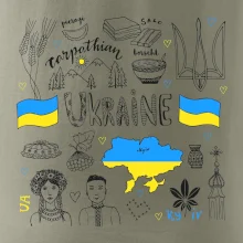 Ukrajina folklor - kreslené obrázky