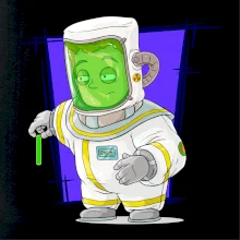 Vesmírný voják tmavě modrý