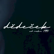 Psací nápis dědeček s ročníkem