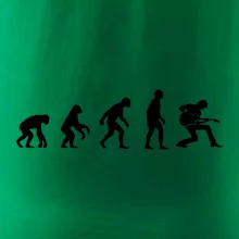 Evoluce kytarista - klečící
