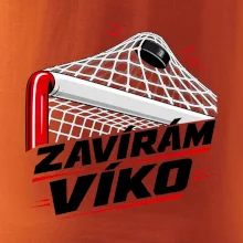 Hokejový střelec zavírám víko