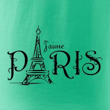 Paris nápis Eiffelovka rovný Paris nápis Eiffelovka rovný