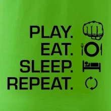 MMA eat sleep repeat