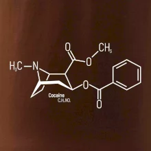 Molekulární struktura Cocaine Kokain