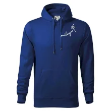 Mikina miluju tě s datumem na rukávu