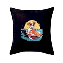 Jack russell teriér na vodním skútru