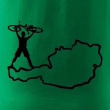Cyklista - Mapa Rakouska