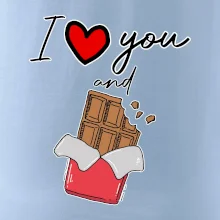 I love you and chocolate