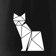 Origami kočka z boku