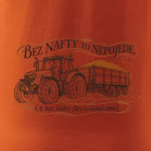 Bez nafty to nepojede traktor s vlekem
