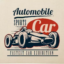 Automobile sports car