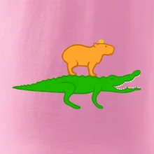 Kapybara na krokodýlovi (Moňas)