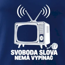 Svoboda slova nemá vypínač retro televize