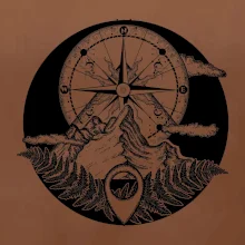 Cestování - hory kompas