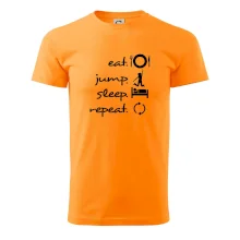 Eat jump sleep repeat Eat jump sleep repeat