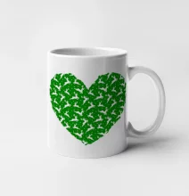 Vánoční jeleni v srdci