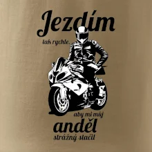 Silniční motorka - jezdím tak rychle, aby mi můj anděl strážný stačil