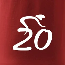 Cyklista slaví dvacítku (20)