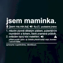 Jsem maminka. Mluvím plynně dětským pláčem bíle