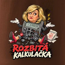Alenka - rozbitá kalkulačka