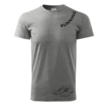 Running nápis šikmo