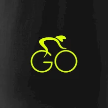 GO - Fluo cyklista malý