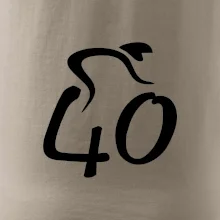 Cyklista slaví čtyřicítku (40)