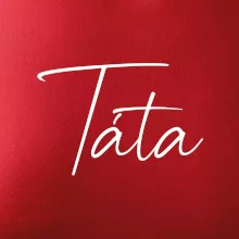 Nápis psací na prsou - táta