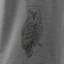 Puštík vousatý great gray owl