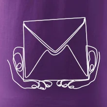 Obálka pošták jedním tahem