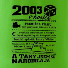 2003 v kostce