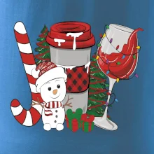 Vánoce, víno a sněhulák