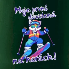 Moje první dovolená na horách modrá liška