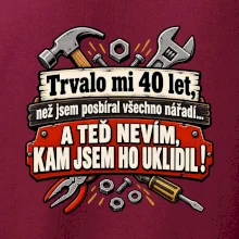Trvalo mi 40 let, než jsem posbíral všechno nářadí