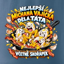 Nejlepší míchaná vajíčka dělá táta Včetně skořápek