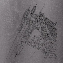 Nákres stožáru vysokého napětí