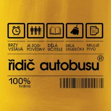 Čárový kód řidič autobusu