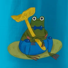 Žába s houbou  (studio-arte.cz)
