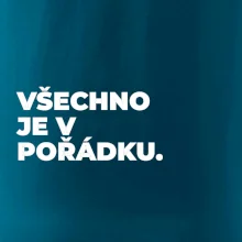 VŠECHNO JE V POŘÁDKU.