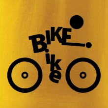 Bike nápis postava